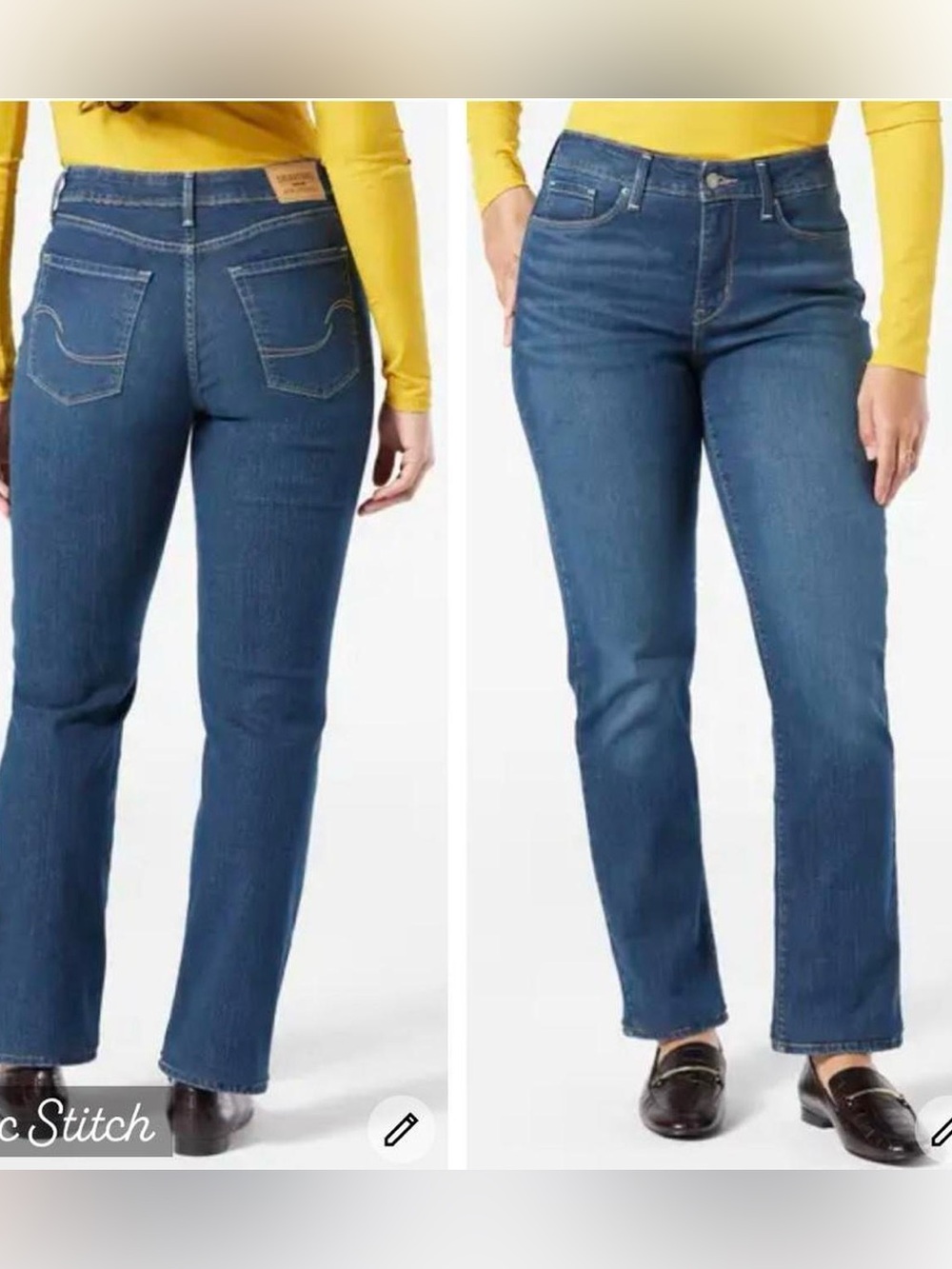 Levi’s Strauss mid rise straight
